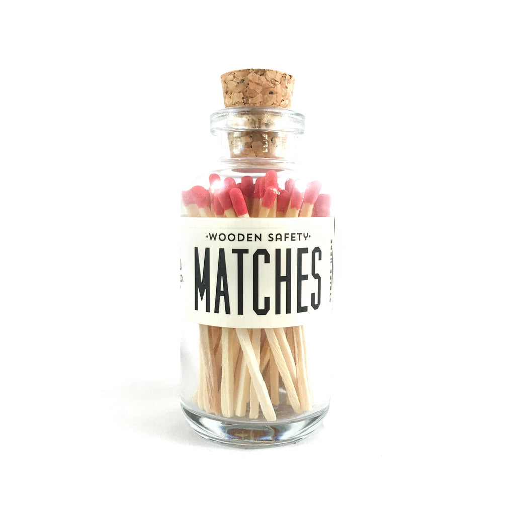 Red Mini Vintage Apothecary Matches - Lake Effect