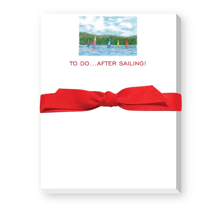 To Do After Sailing Notepad - Lake Effect