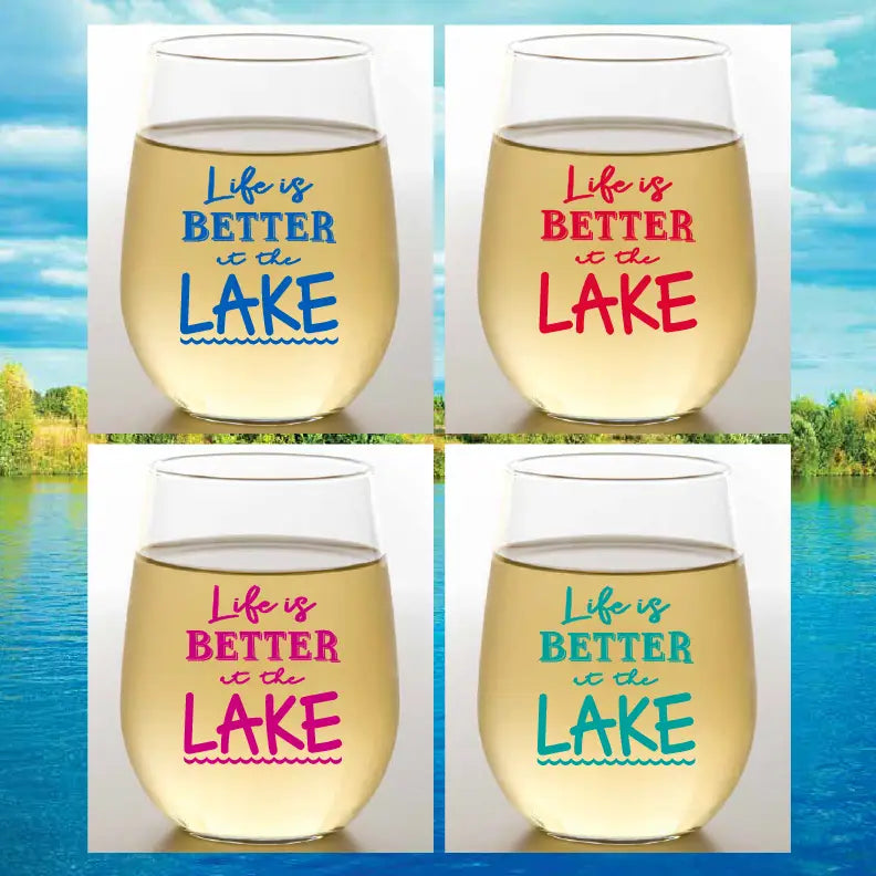 Shatterproof Wine Glasses - Lake Effect