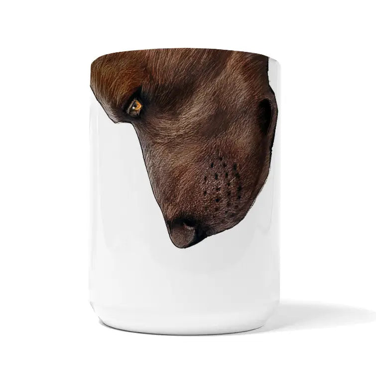 Chocolate Lab Snout Mug
