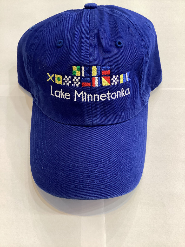 Lake Minnetonka Nautical Flags Baseball Cap - Lake Effect