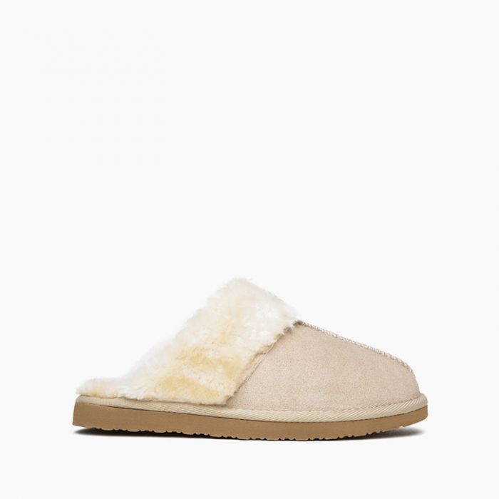 Chesney Slipper- Stone by Minnetonka Moccasin - Lake Effect