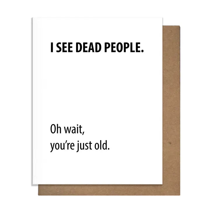 Dead People Birthday Card - Lake Effect