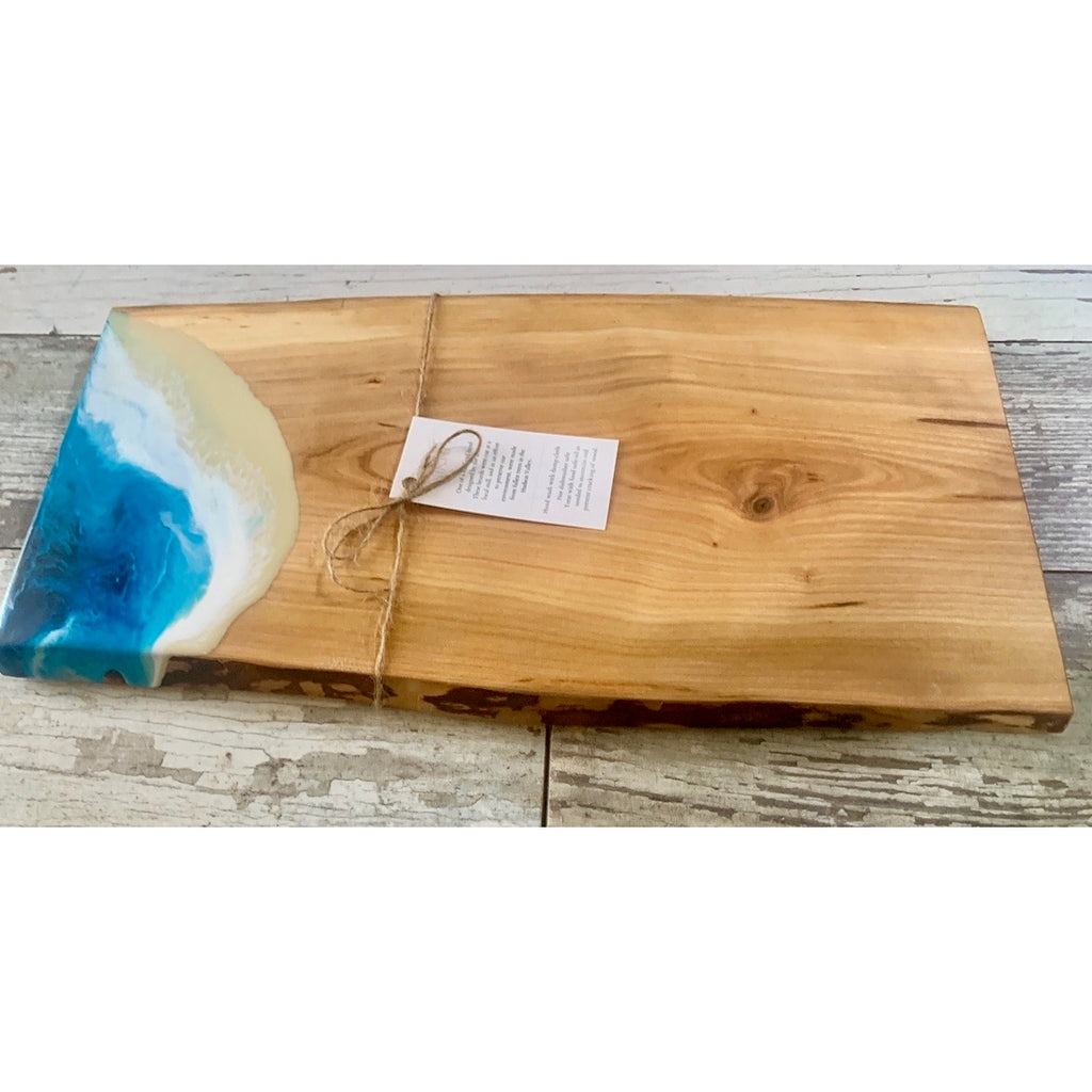 Casper II  live edge CHERRY  Cheese Board - Lake Effect