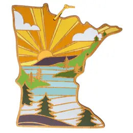 Summer Stokes MN Art Cutting board - Lake Effect