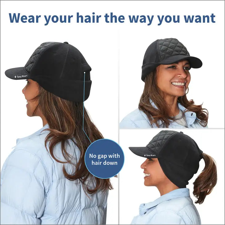 Women's Quilted Ponytail Hat - Lake Effect