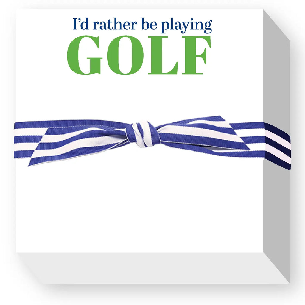 Rather Be Golf Chubbie Notepad - Lake Effect