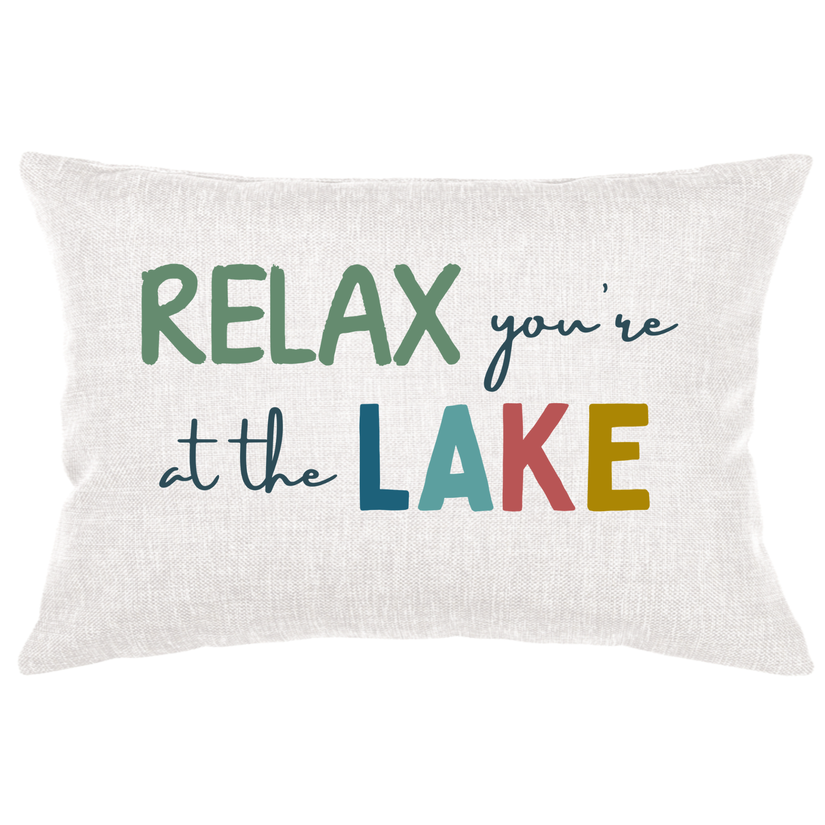 Relax Lake Lumbar Pillow - Lake Effect