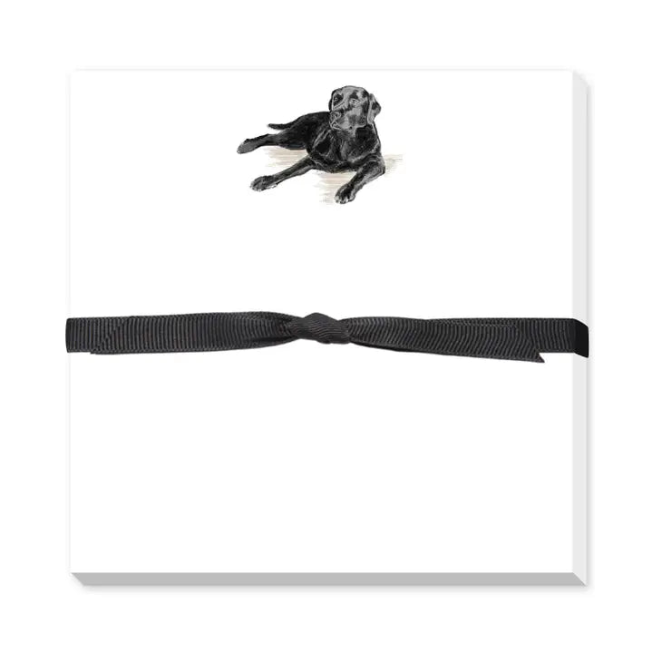 Black Lab Doodle Notepad - Lake Effect