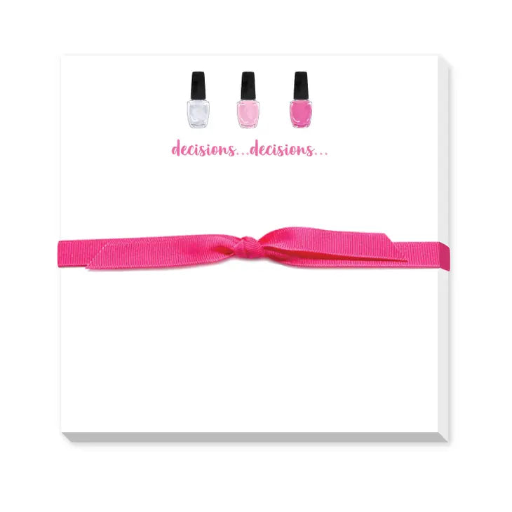 Nail Polish Doodle Notepad - Lake Effect