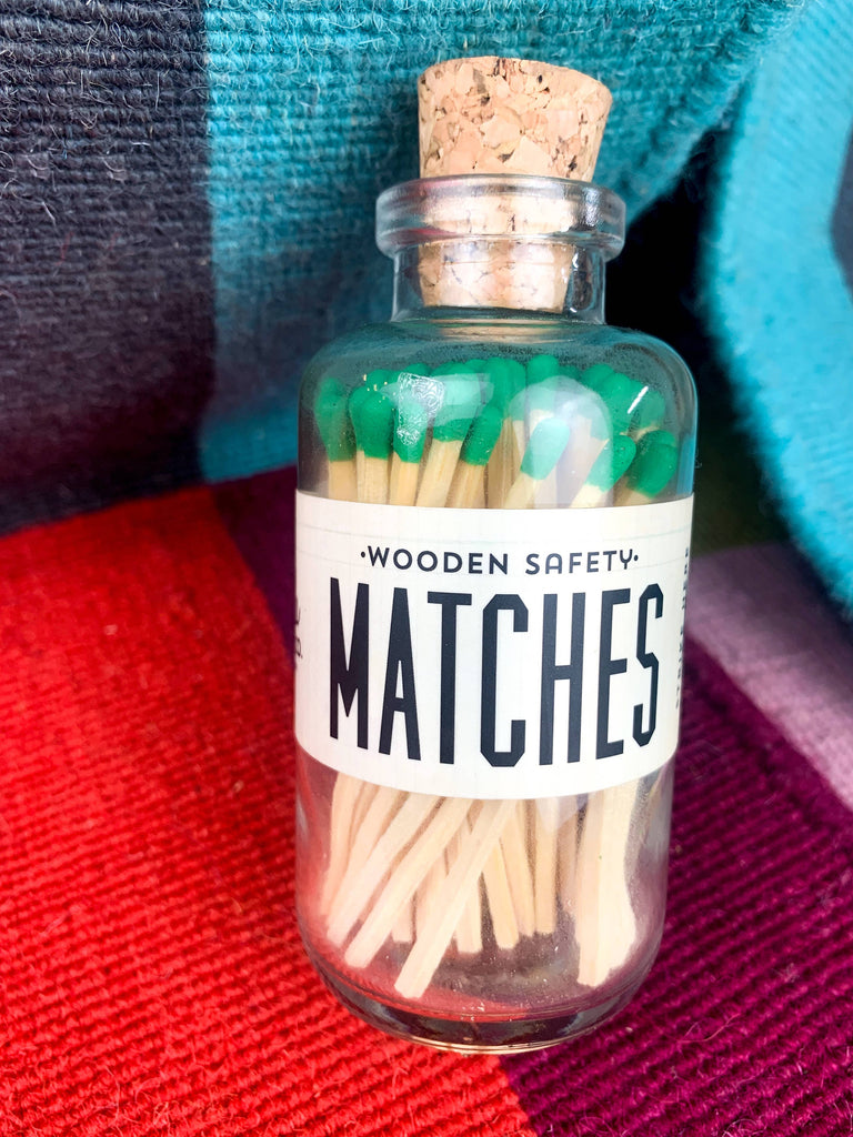 Olive Small Vintage Apothecary Matches - Lake Effect