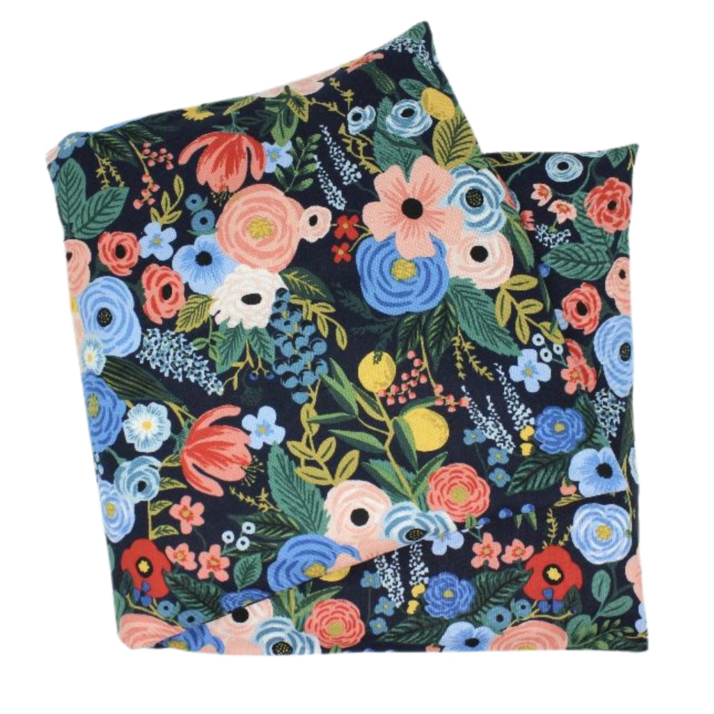 Large Heat Wrap- Navy Floral - Lake Effect
