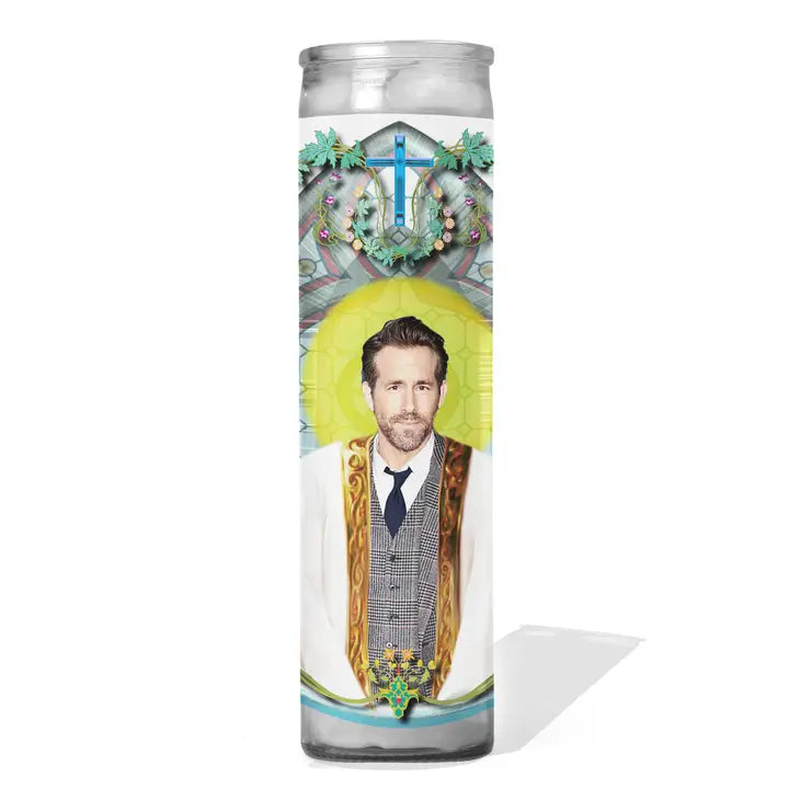 Ryan Reynolds Celebrity Prayer Candle - Lake Effect