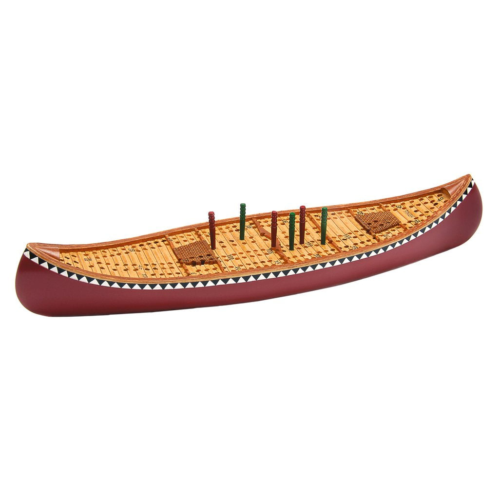 Canoe Cribbage Board - Lake Effect