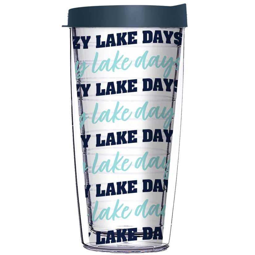 Lazy Lake Days Tumbler - Lake Effect