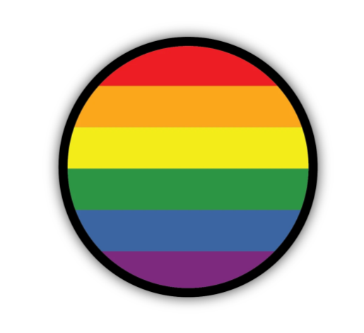 Pride Circle Sticker - Lake Effect