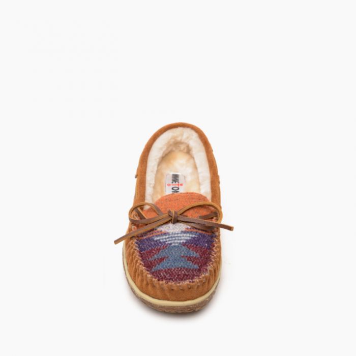 Tilia Slipper- Brown Multi by Minnetonka Moccasin - Lake Effect