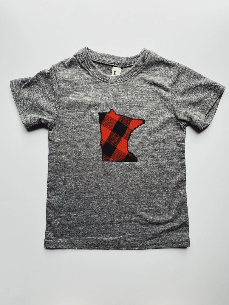 MN Buffalo Check Toddler T-Shirt - Lake Effect