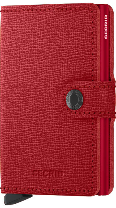 Secrid Crisple Miniwallet- Red - Lake Effect