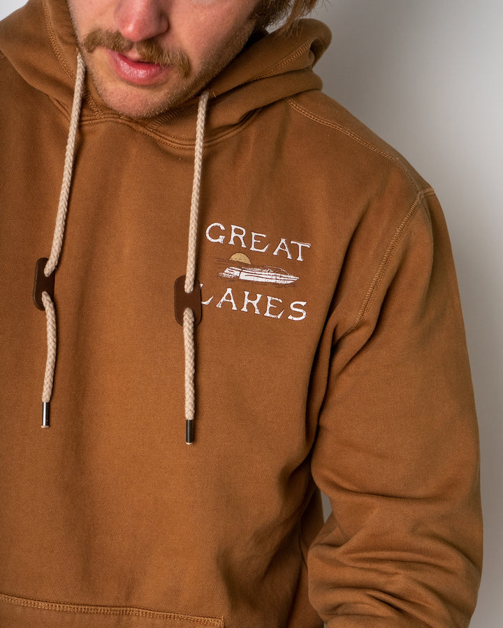 Ski Boat Hoodie by Great Lakes Co. - Lake Effect