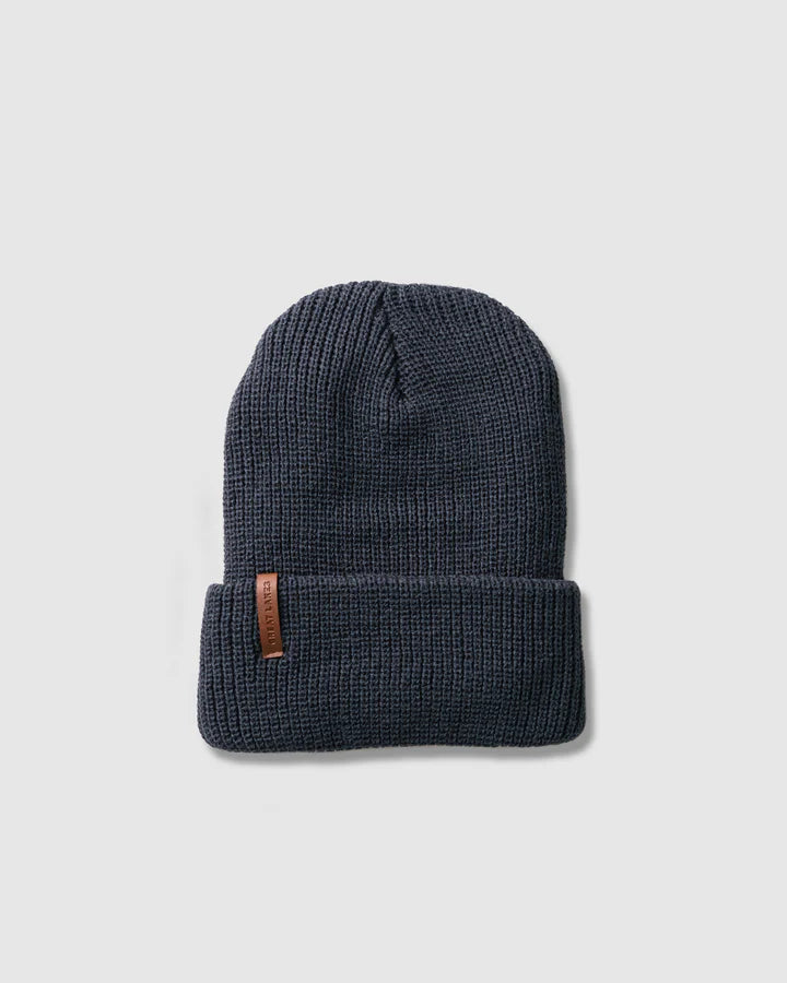 Waffle Knit Beanie- Navy by Great Lakes Co - Lake Effect