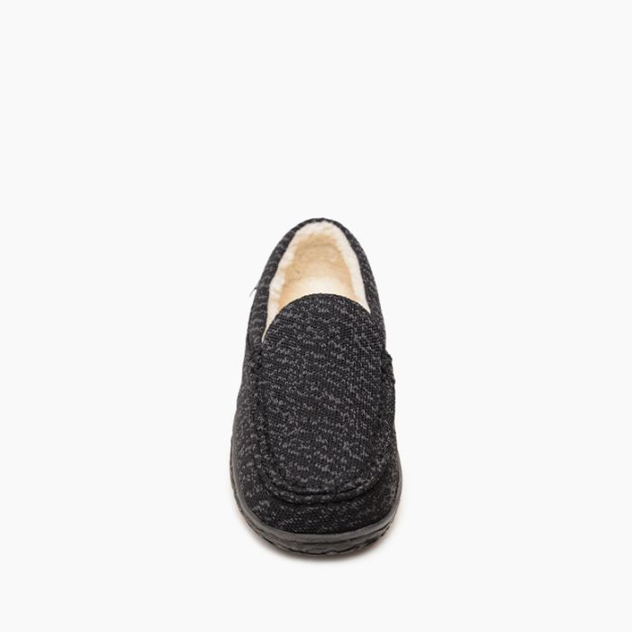 Eco Elm Slipper- Black by Minnetonka Moccasin - Lake Effect
