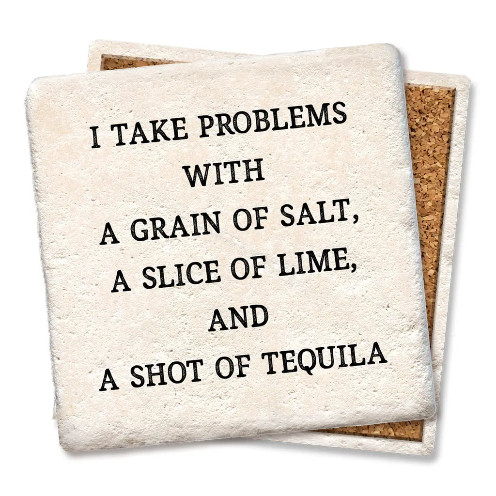 I Take Problems Coaster - Lake Effect