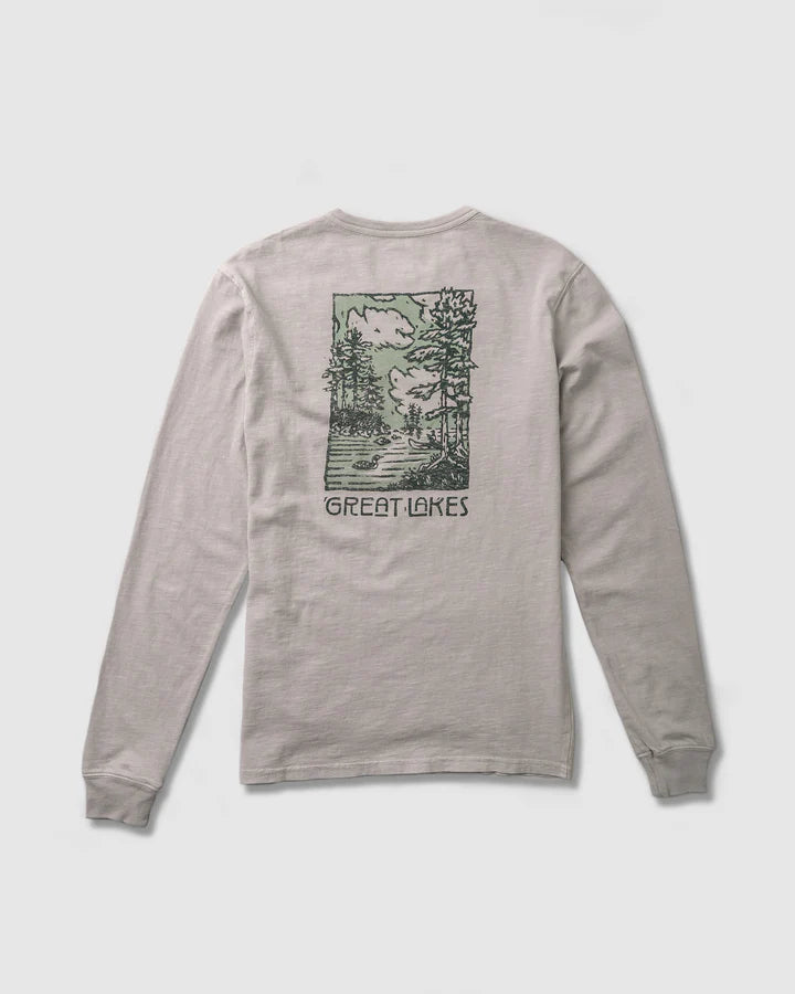 Loon Lake Long Sleeve- Sand by Great Lakes Co - Lake Effect