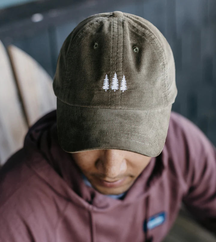 Treeline Hat- Corduroy Olive by Great Lakes Co. - Lake Effect