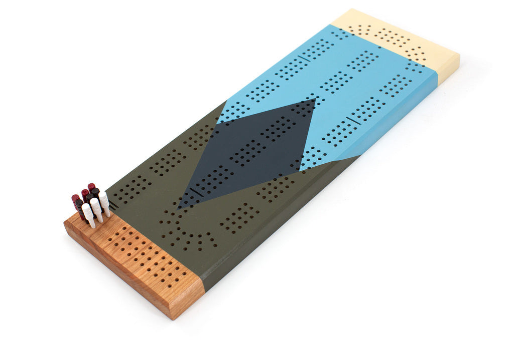 Mountains Cribbage Board by Sanborn Canoe - Lake Effect