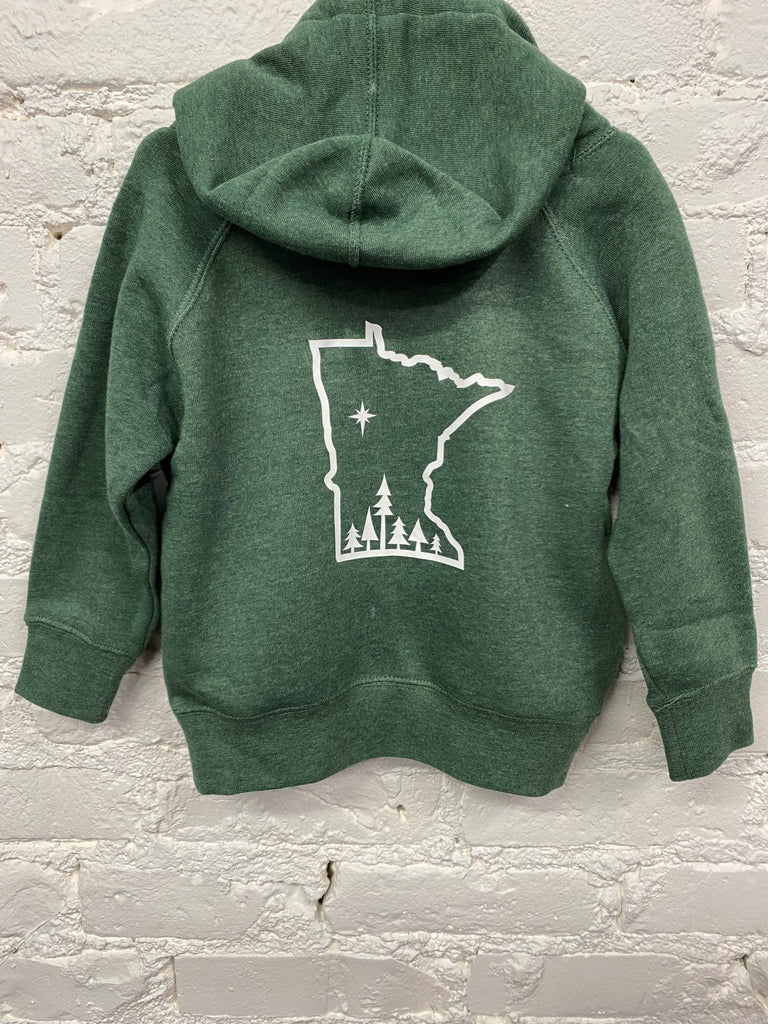 North Star Pines Toddler Hoodie - Lake Effect
