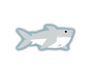 Great White Shark Sticker - Lake Effect