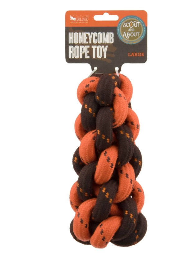 Honeycomb Rope Toy - Lake Effect
