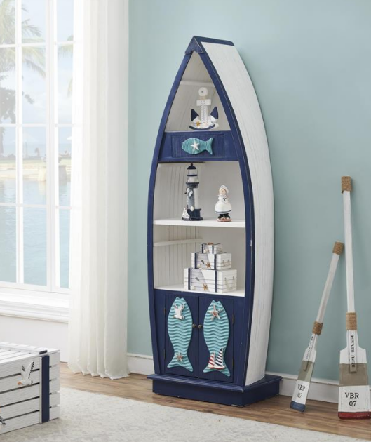 Nautical Boat Bookcase - Lake Effect