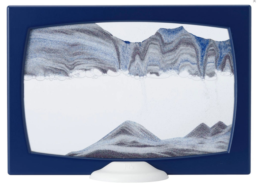 Screenie Ocean Blue/White Moving Sand Art - Lake Effect