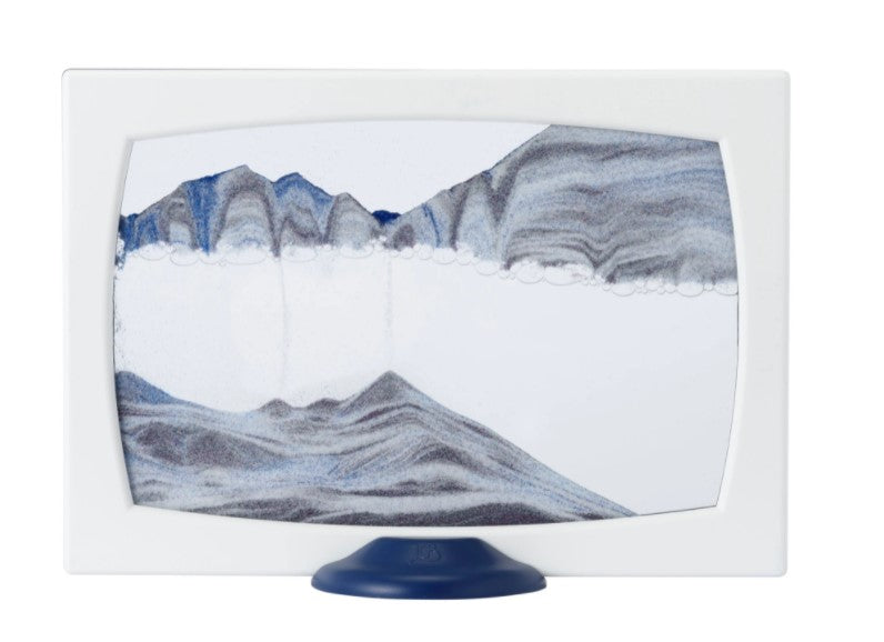 Screenie Ocean Blue/White Moving Sand Art - Lake Effect