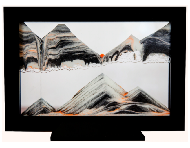 Silhouette Glowbee Black Moving Sand Art - Lake Effect
