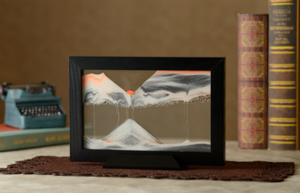 Silhouette Glowbee Black Moving Sand Art - Lake Effect