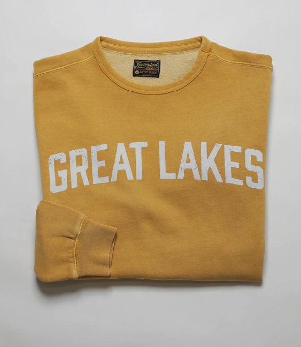 Weathered Crew- Golden Hour by Great Lakes Co. - Lake Effect
