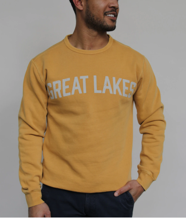 Weathered Crew- Golden Hour by Great Lakes Co. - Lake Effect