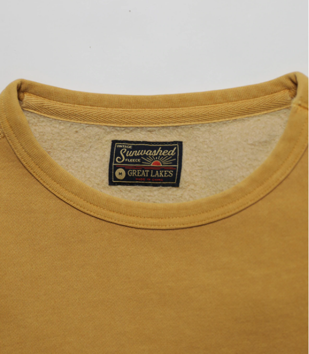 Weathered Crew- Golden Hour by Great Lakes Co. - Lake Effect
