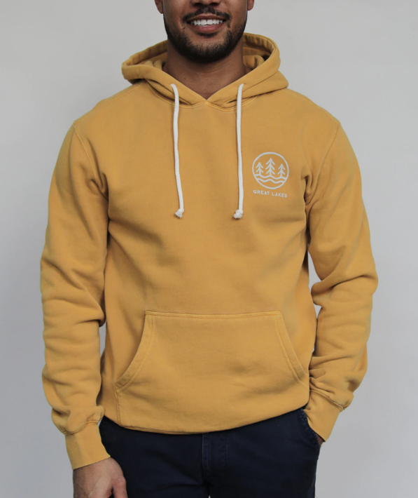 Lake Life Hoodie- Golden Hour by Great Lakes Co. - Lake Effect
