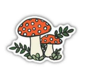 Red Mushroom Sticker - Lake Effect