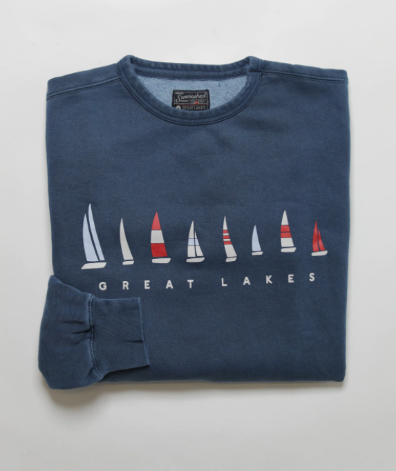 Americana Sail Crew by Great Lakes Co - Lake Effect