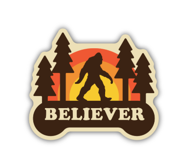 Sasquatch Believer Sticker - Lake Effect