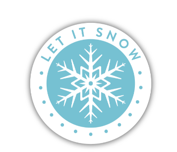 Let It Snowflake Sticker - Lake Effect