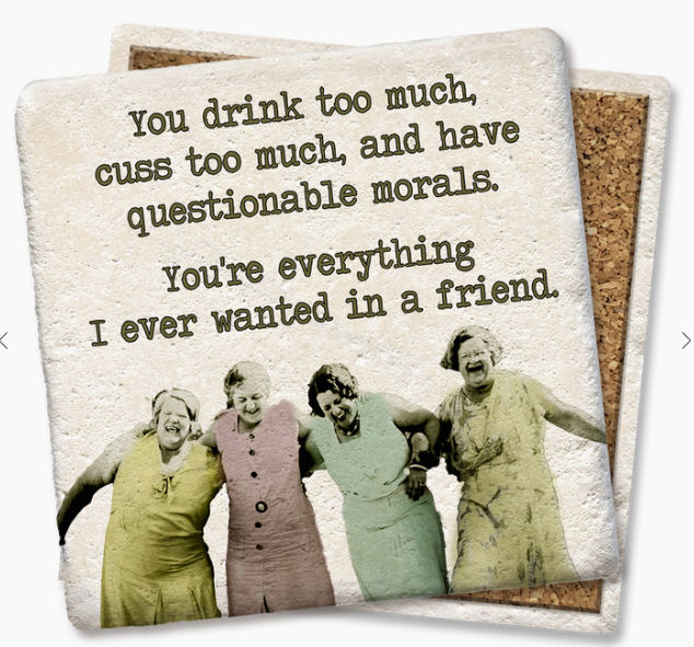 You Cuss Too Much Coaster - Lake Effect