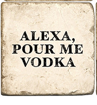 Marble Coaster- Alexa Vodka - Lake Effect