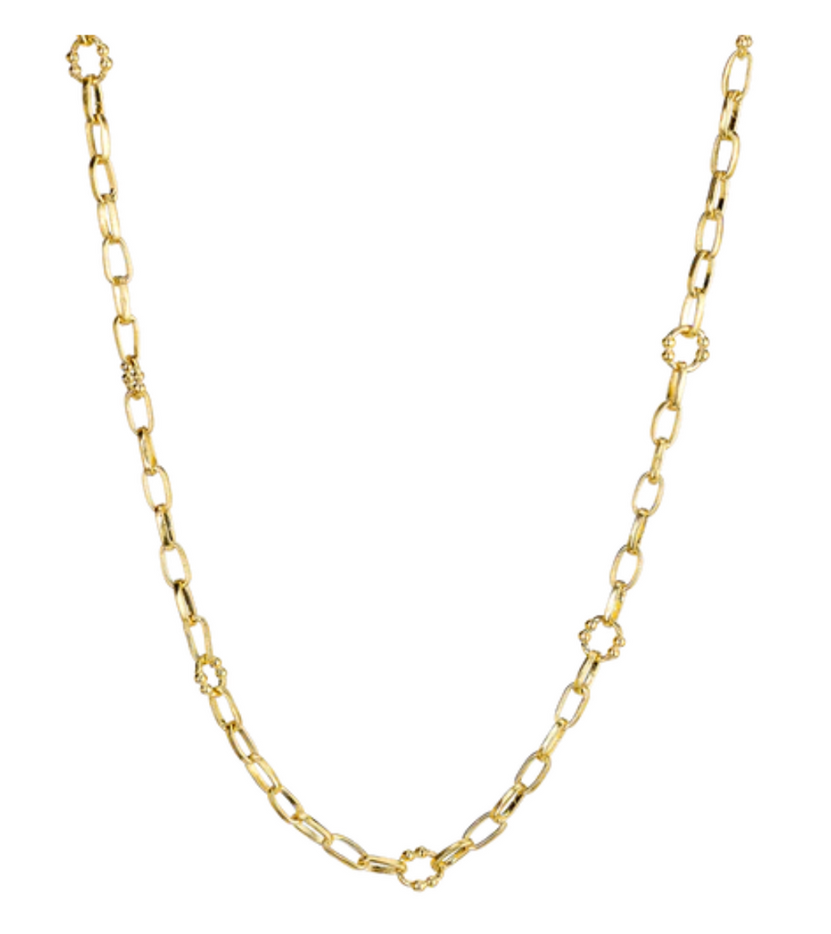 Everything Necklace- Gold Plated Brass - 18" by Waxing Poetic - Lake Effect