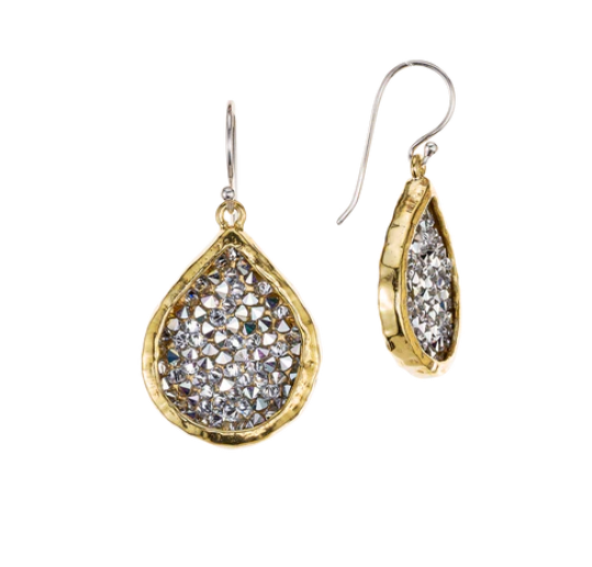 Kristal Teardrop Earrings by Waxing Poetic - Lake Effect